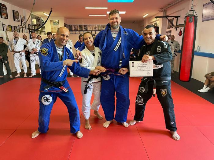 Purple belt · August 19, 2023 · Promoted by Renato Germano