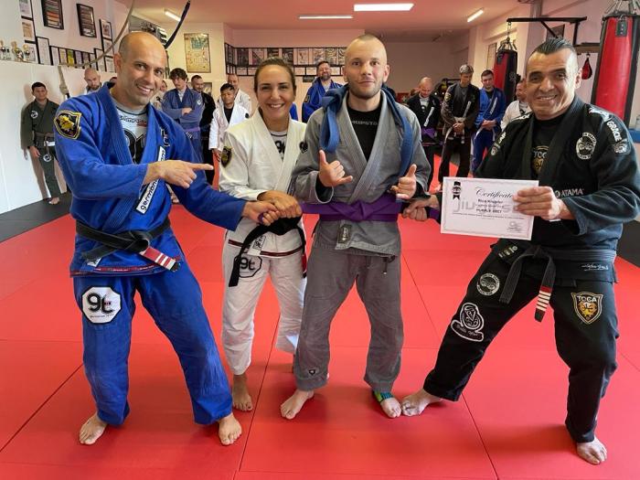 Purple belt · August 19, 2023 · Promoted by Renato Germano