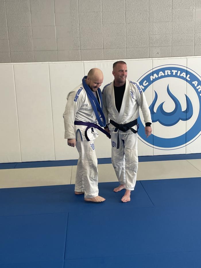 Purple belt · July 8, 2023 · Promoted by Mason McClellan