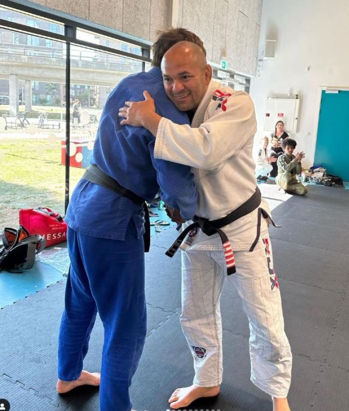 Receiving my 3 stripe by Professor Iran Mascarenhas