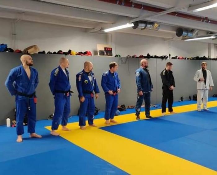 Promotion day 22.11.2020. With coaches from right to left: Sami Markkanen, Antti Kautonen, Antti Niskanen.