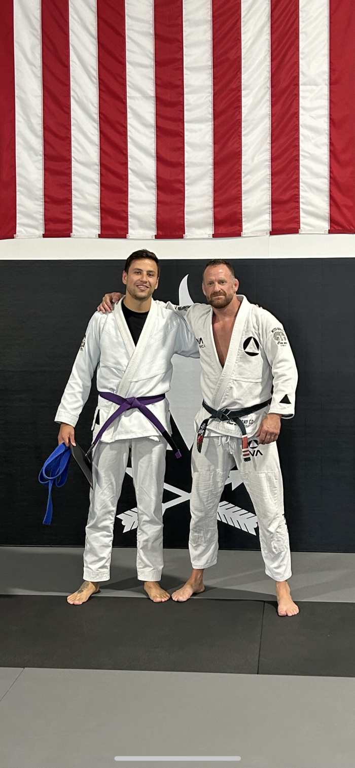 Purple belt · August 5, 2023 · Promoted by Greg Anderson