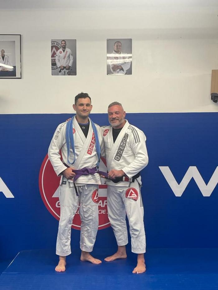 Purple belt · August 28, 2023 · Promoted by Neil Grassby Callum Grassby