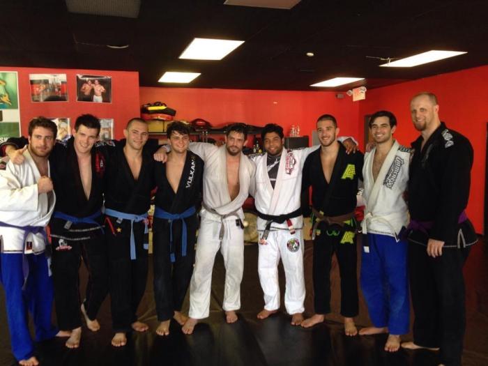 Training at cobra headquarters when I was a blue belt in July 2014