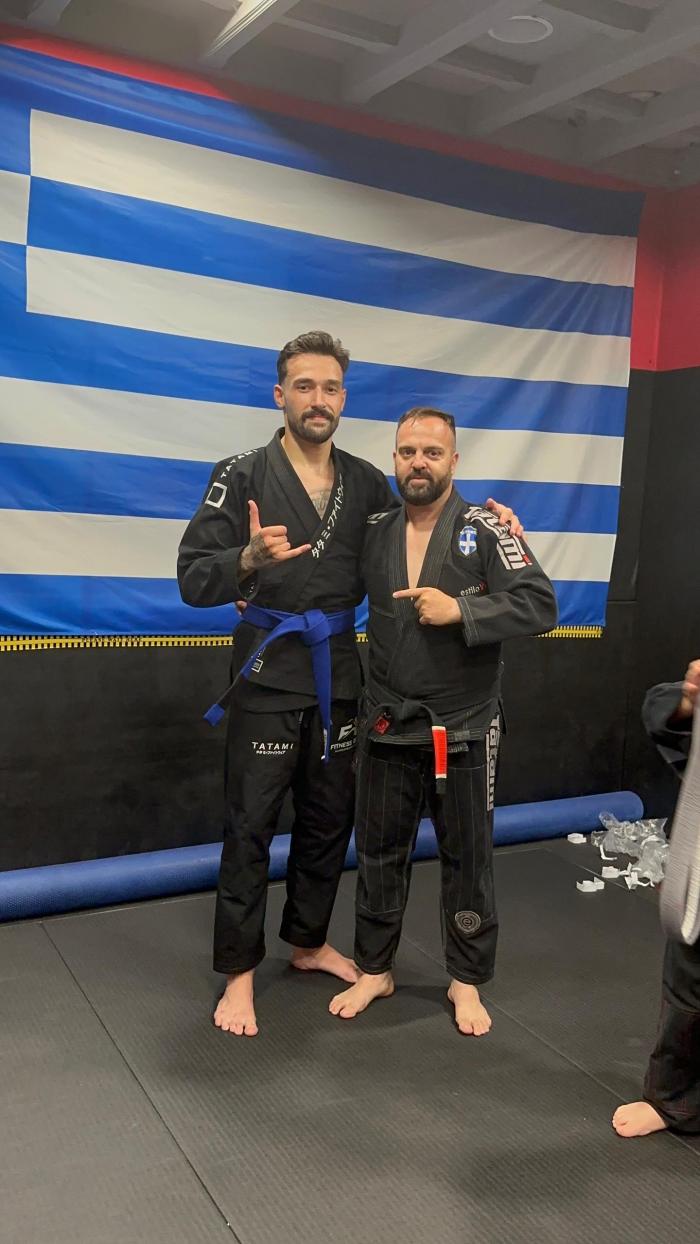 Blue belt · September 1, 2023 · Promoted by Alafakis Christos