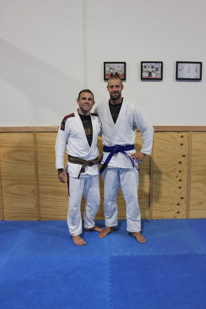 Blue Belt promotion (with Chris Freeman, 19Feb2019)