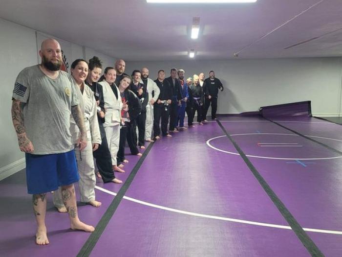 Brown belt promotion bow-out.