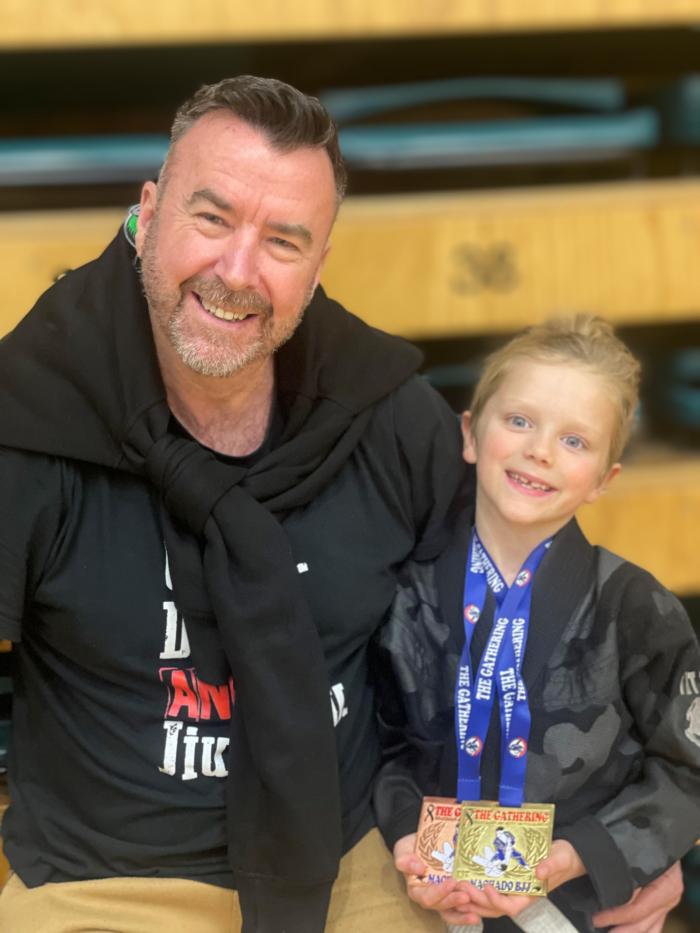 Grandsons first comp.