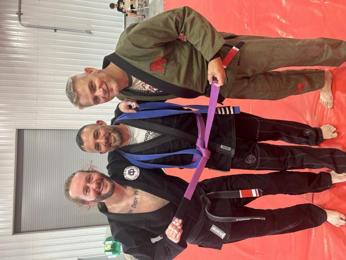 Purple belt · September 9, 2023 · Promoted by John DeVall