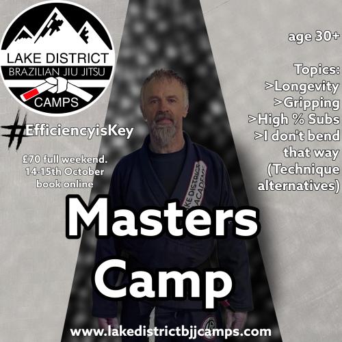 Masters (30+) Lake District BJJ Camp