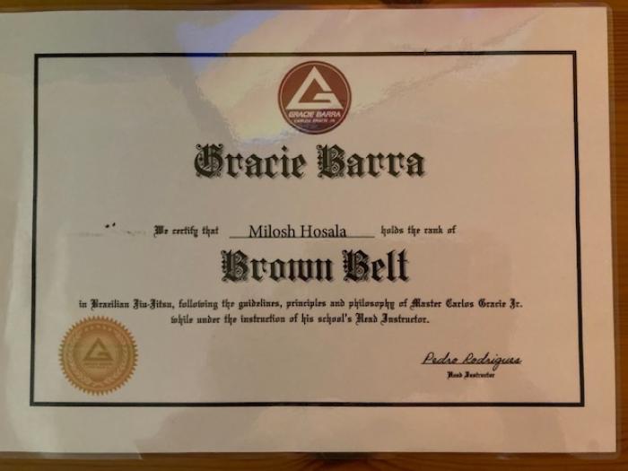 Brown belt · December 9, 2020 · Promoted by Pedro Rodrigues