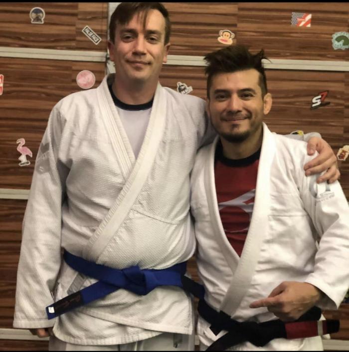 Blue belt · February 19, 2020 · Promoted by Omar French