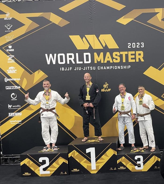 Finally on an IBJJF podium