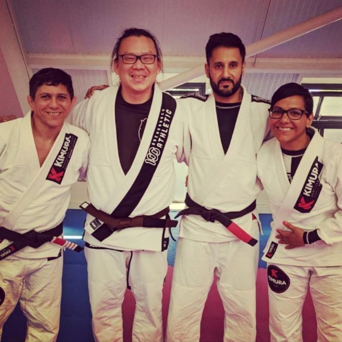 Brown belt promotion 2019 w/ Robinho Dantas, Jagpaul Plaha, Sissi Dantas