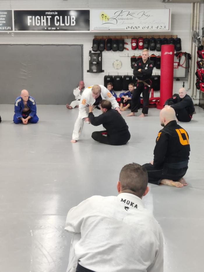 Teaching at Hilti camp Jyväskylä