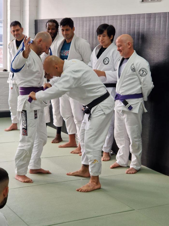 Purple belt · September 23, 2023 · Promoted by Eddie Kone