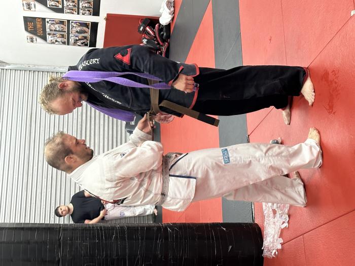 Brown belt · September 23, 2023 · Promoted by Brian Ruscio