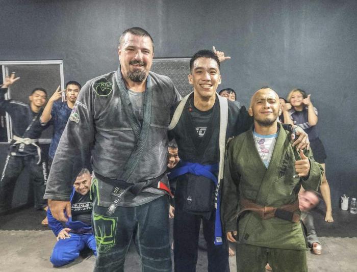 Blue belt · September 15, 2023 · Promoted by Professor Everton Thonebon & Coach Rodd Banez