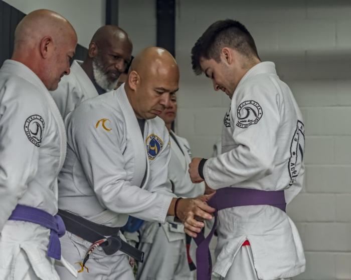 Purple belt · September 23, 2023 · Promoted by Eddie Kone