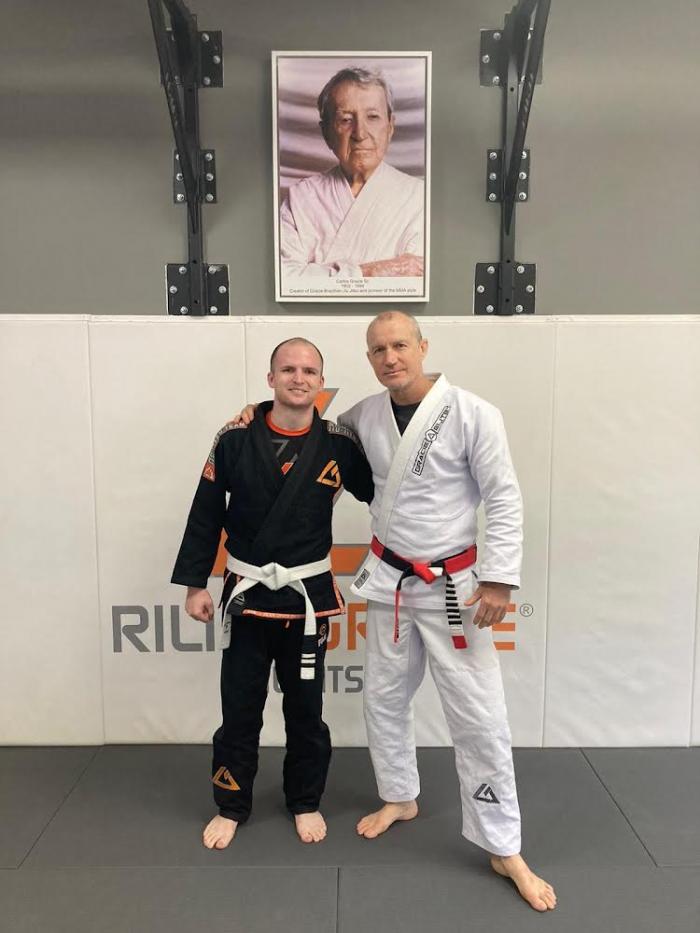 Master Rilion Gracie and myself