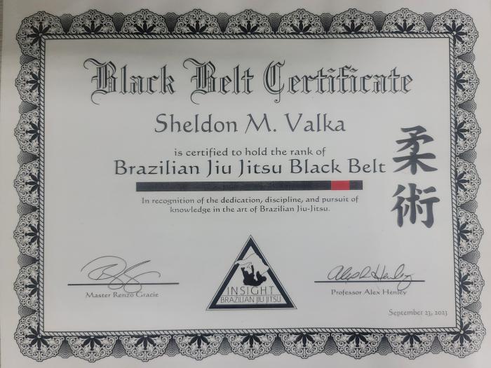 Black belt · September 23, 2023 · Promoted by Alex Henley