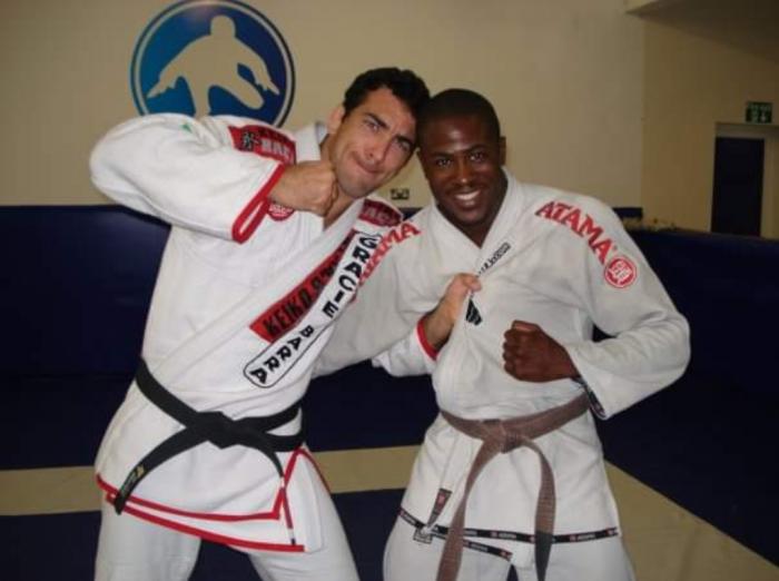 With Braulio Estima at Gracie Barra Birmingham in 2009
