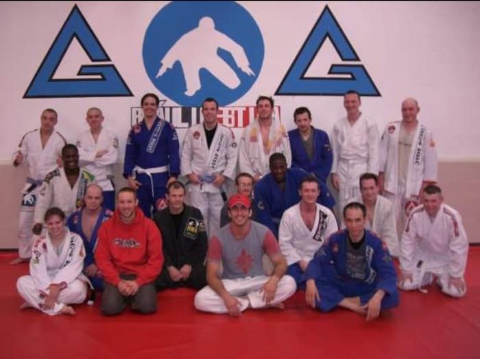After the training at Gracie Barra Birmingham 2009