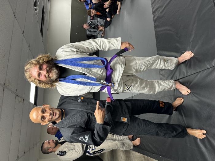 Purple belt · September 23, 2023 · Promoted by Carl Vickery