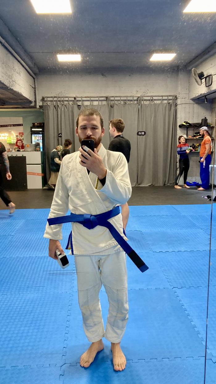 Blue belt · October 1, 2023 · Promoted by Lock'n'choke intl