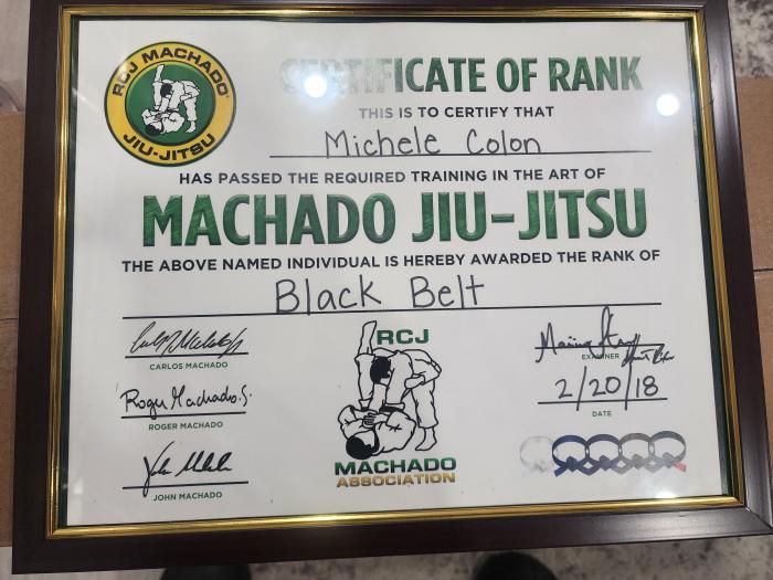 Black belt 1st degree · April 28, 2022 · Promoted by Carlos Machado