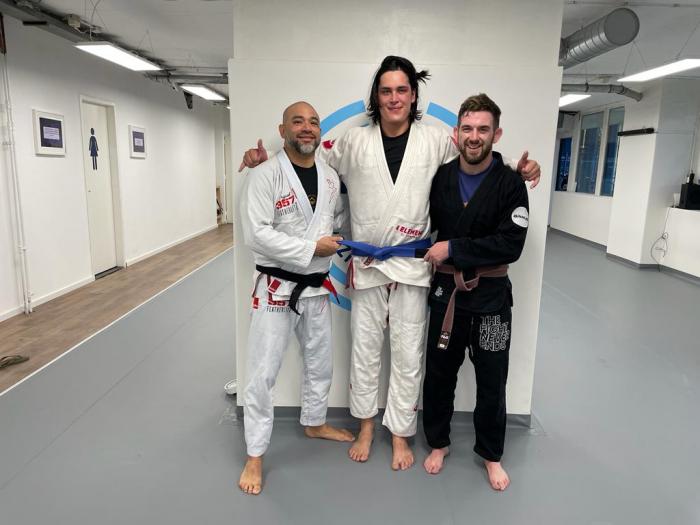 Blue belt · September 27, 2023 · Promoted by Dennis Savage