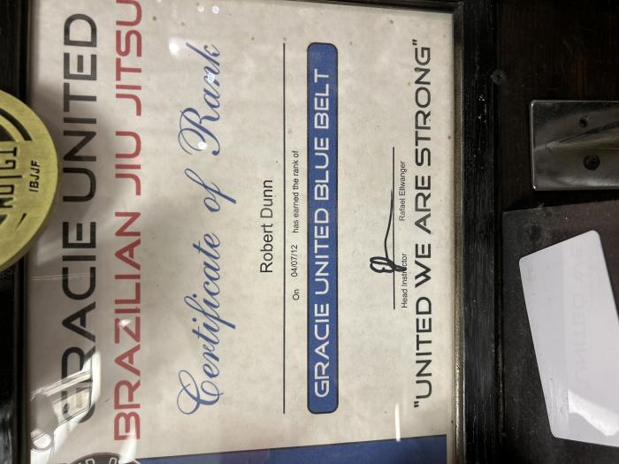 Blue belt · April 7, 2012 · Promoted by Rafael Ellwanger