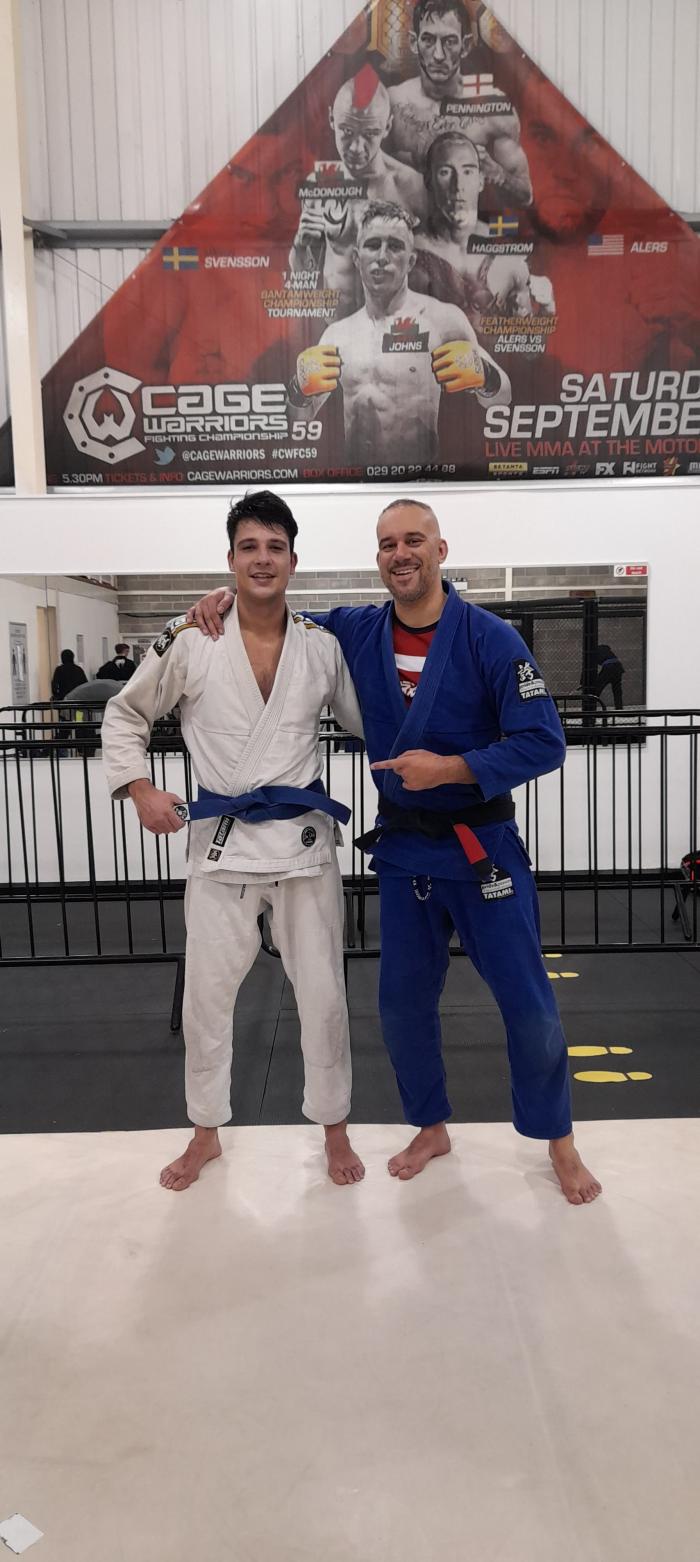 Blue belt · December 10, 2020 · Promoted by Colin howells