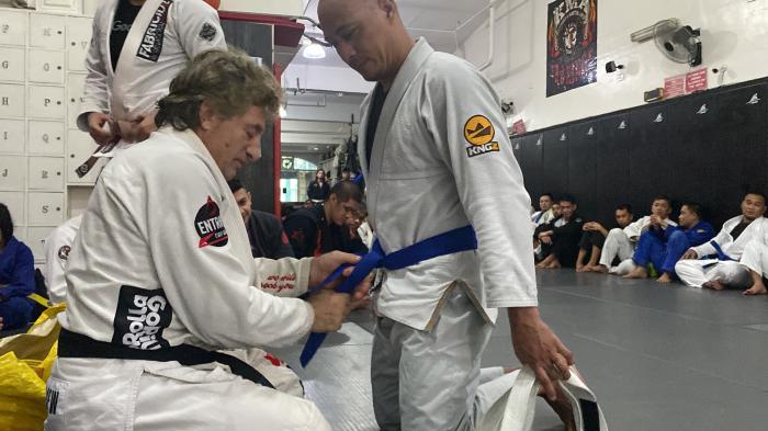 Blue belt · July 31, 2022 · Promoted by Professor Stephen Kamphuis 5th Deg Black Belt