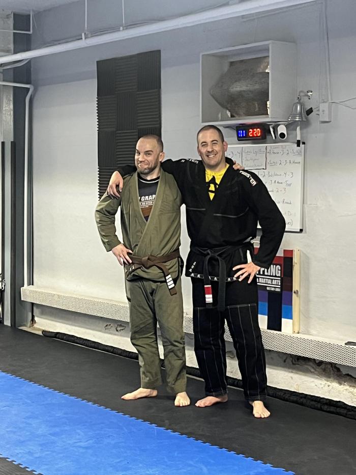 Brown belt · October 17, 2021 · Promoted by Michael Desrosiers