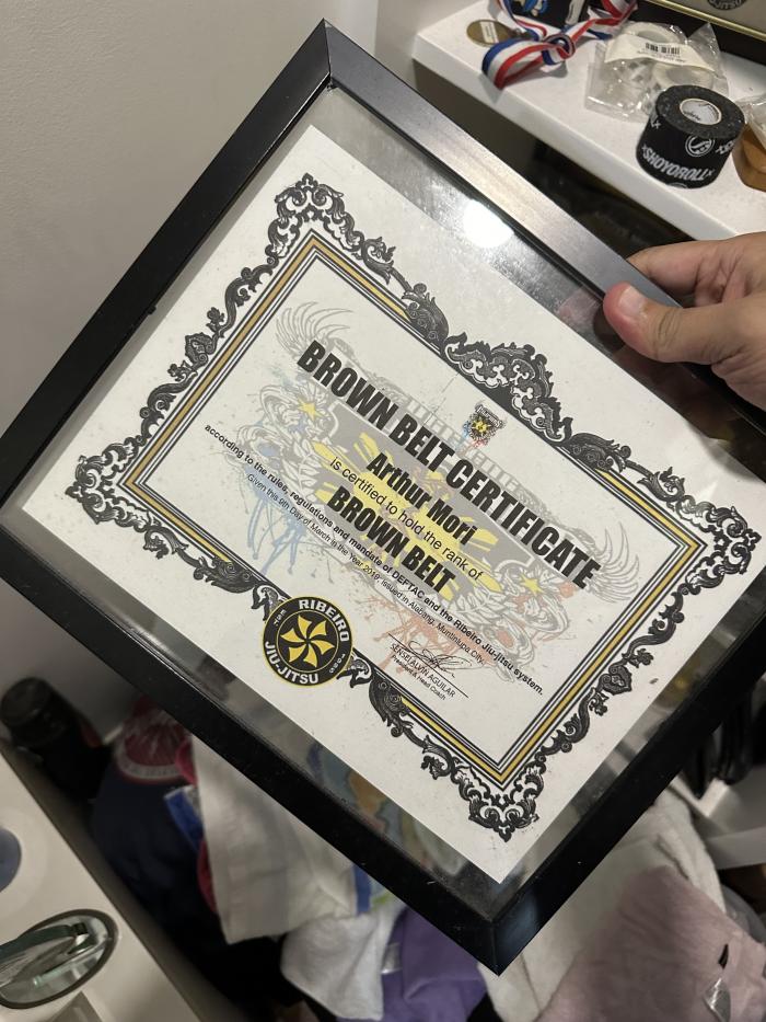Brown belt · March 9, 2019 · Promoted by Alvin Aguilar