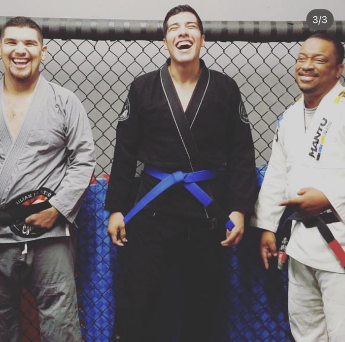 Blue belt · October 8, 2017 · Promoted by Juber Andino
