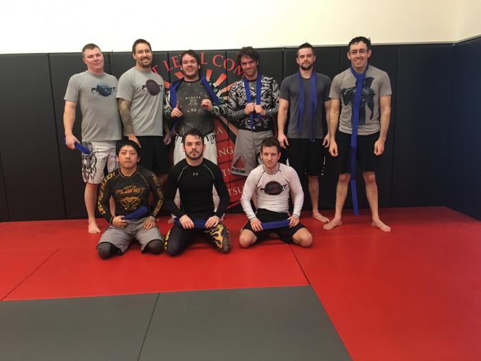 Blue belt · January 10, 2016 · Promoted by Nate Kleinfeld