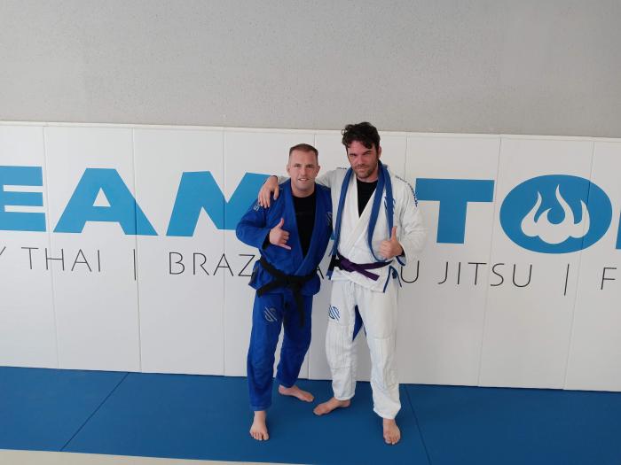 Purple belt · November 27, 2021 · Promoted by Mason McClellan
