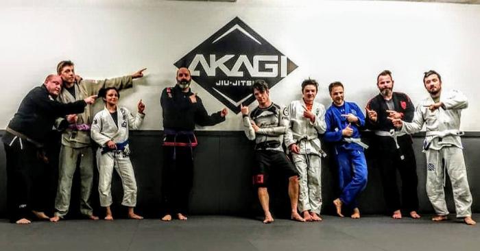 No-gi guy trying (and failing) to fit in during gi class