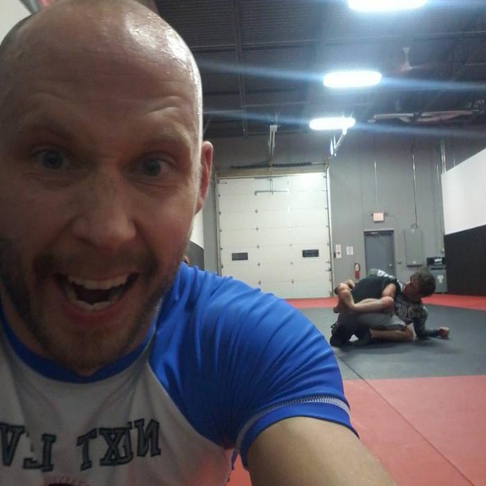 Valentine's Day roll at Next Level Combat. Guillotines are for lovers...
