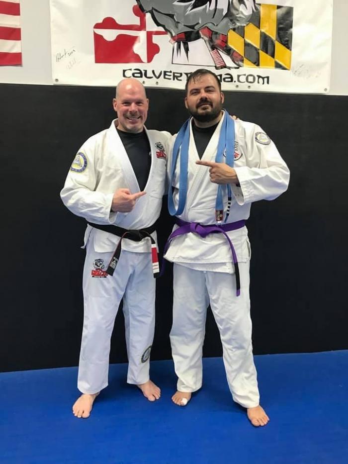 Purple belt · February 12, 2019 · Promoted by Jim Thrift