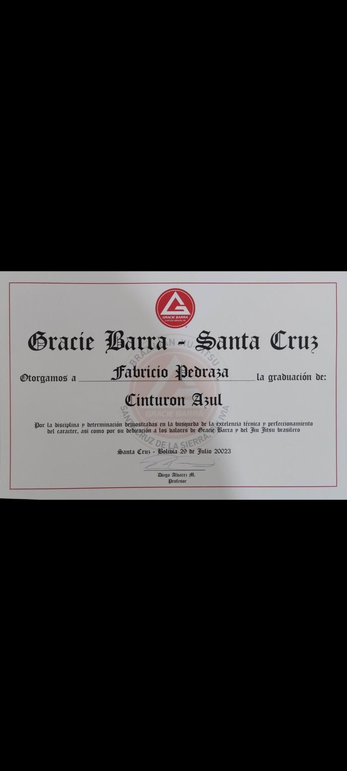 Blue belt · July 29, 2023 · Promoted by Diego Álvarez Malpartida
