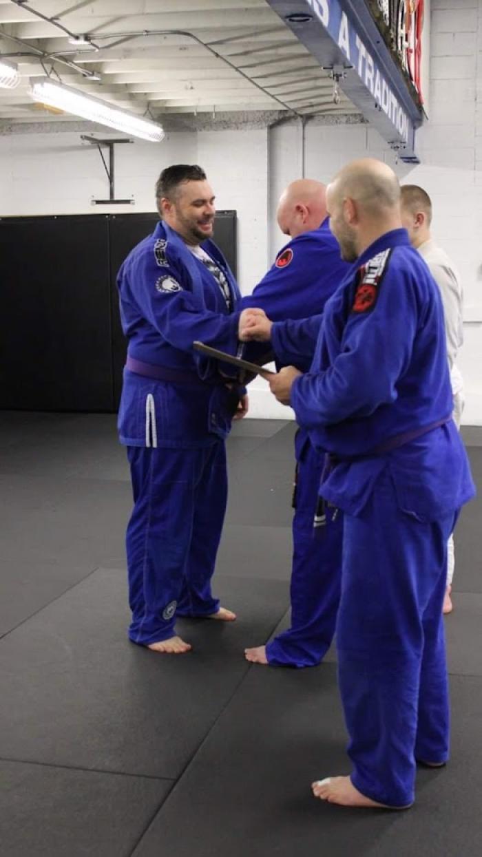 Purple belt · October 18, 2022 · Promoted by Pat Cooligan - Team Renzo Gracie