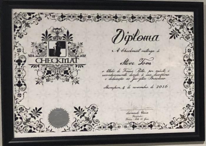 Black belt · November 4, 2016 · Promoted by Carlos Bakural