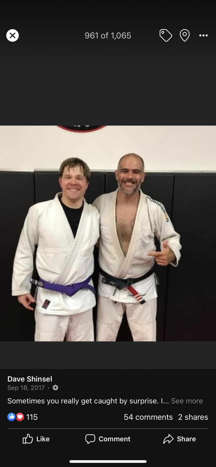 Purple belt · September 18, 2017 · Promoted by Jeremy Arel