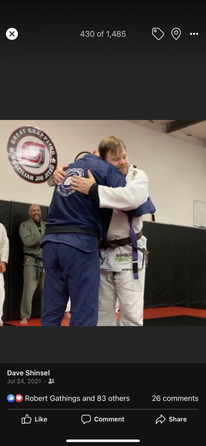 Brown belt · July 24, 2021 · Promoted by Jeremy Arel