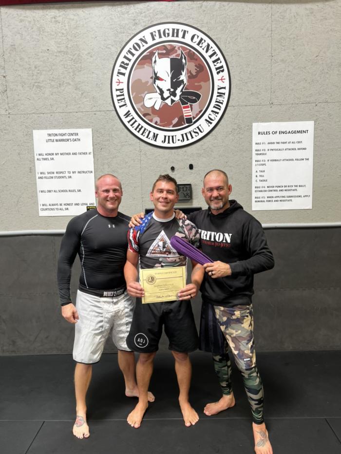 Purple belt · July 25, 2022 · Promoted by Piet Wilhelm