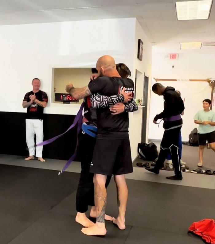 Purple belt · October 14, 2023 · Promoted by Roger Carpenter