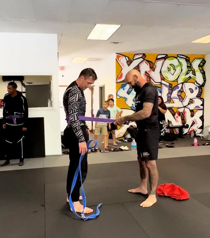 Purple belt · October 14, 2023 · Promoted by Roger Carpenter